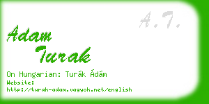 adam turak business card